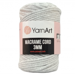 Sznurek YarnArt Macrame Cord 3mm- 756- popiel