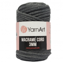 Sznurek YarnArt Macrame Cord 3mm- 758- grafit