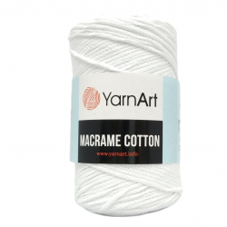Sznurek YarnArt Macrame Cotton- 751- biały