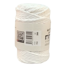 Sznurek YarnArt Macrame Rope 3mm- 751- biały