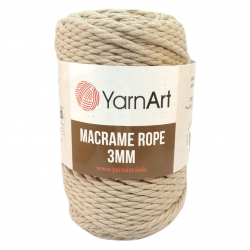 Sznurek YarnArt Macrame Rope 3mm- 768- beż