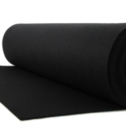 Filc 4mm, 600g, szer.100cm, 0.1mb- Czarny