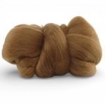 Wełna, czesanka merynos, 10g- brąz Wełna, czesanka merynos, 10g- brąz