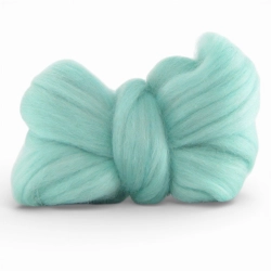 Wełna, czesanka merynos, 10g- mięta