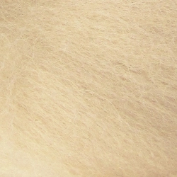 Wełna owcza, czesanka polska, do filcowania, 50g- naturalna, krem