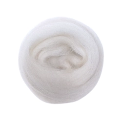 Wełna, czesanka polska, 10g- biały