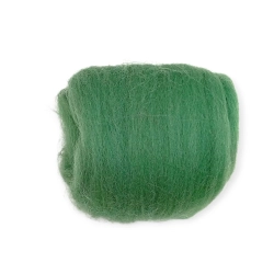 Wełna, czesanka polska, 10g- trawa