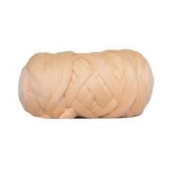 Wełna, czesanka polska, 10g- brzoskwinia