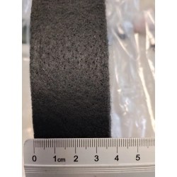 Wadliwy, pas filcu 3 mm, czarny, szer. 30mm długość 38m